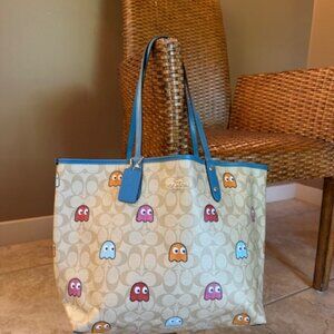 Coach x Pacman Ghost Tote